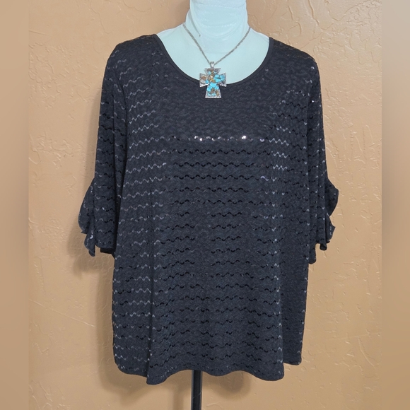 CLARA SUNWOO Tops - Clara SunWoo Dressy Top, Sz Xl